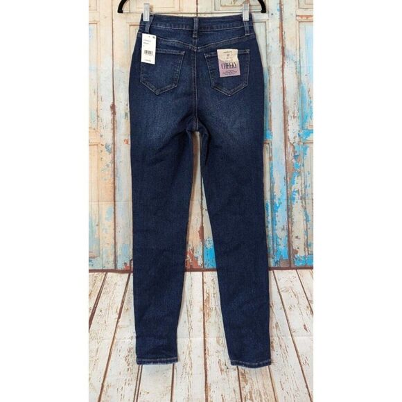 Vanilla Star Womens Size 3 W26 Junior's Real Cheeky High Rise Blue Jeans Stretch - Picture 3 of 10